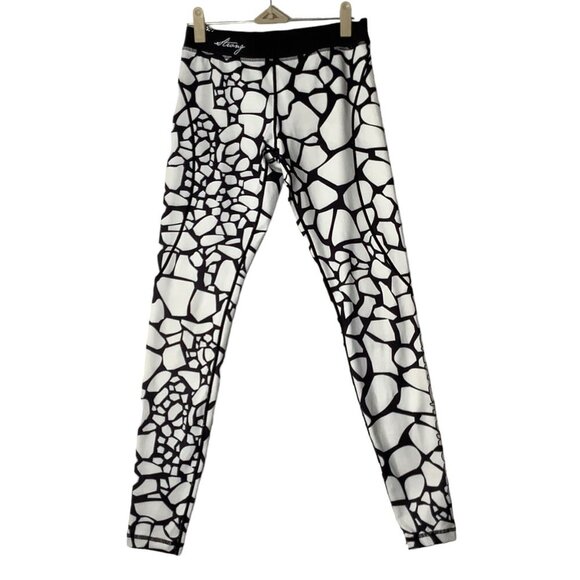 Strong Liftwear Safari Series Giraffe Compression Pant Women Medium Animal Print - Picture 2 of 8